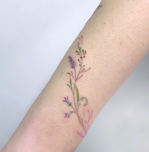 ink8tian small;floral;tiny;flower