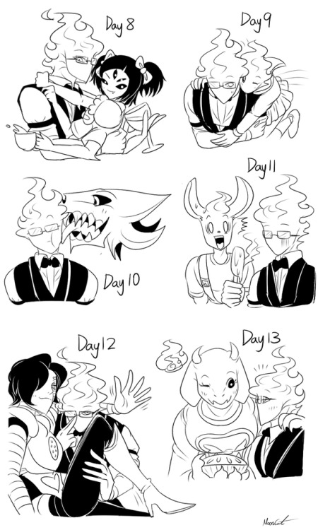 mooncatyao:[UnderInktoberTale] Day8~Day13Idea from...