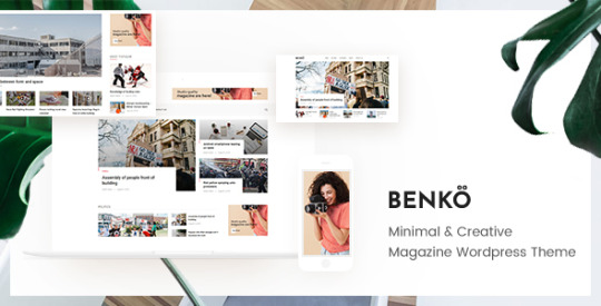 Benko v1.0.2 - Creative Magazine WordPress Theme Nulled
