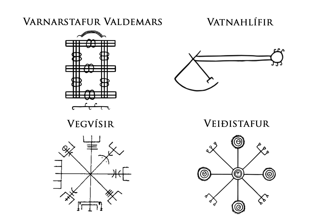 Sacred Chaotic Geometry — Icelandic Magical Staves are symbols credited