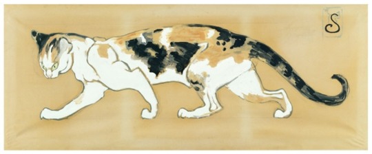 Walking cat, Theophile Steinlen