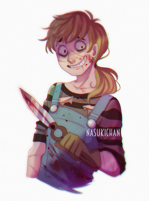 oc original character edgy psycho killer drawing my art digital art