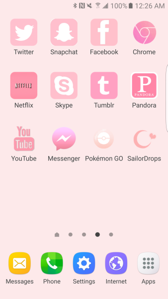 Facebook App Icon Aesthetic Pink