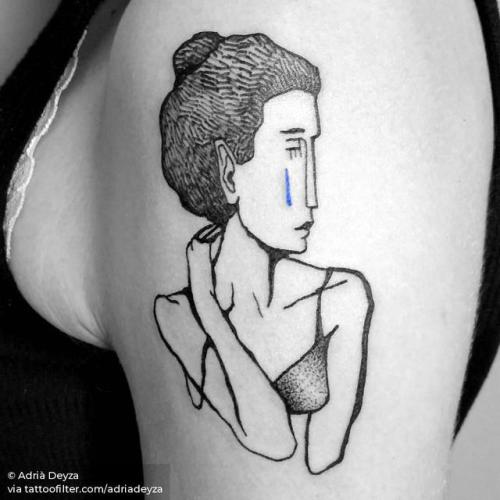 By Adrià Deyza, done at Unikat Tattoos, Berlin.... adriadeyza;women;facebook;blackwork;twitter;medium size;other;illustrative;upper arm