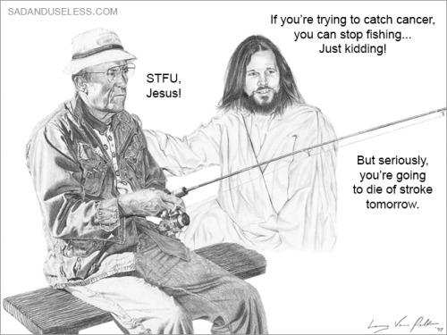 sadanduseless:Jesus Being a Jerk