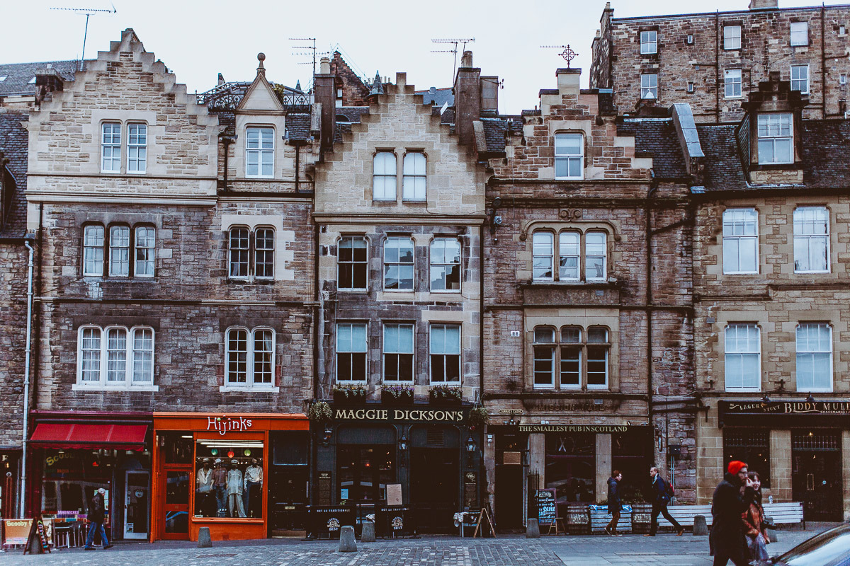 Эдинбург жилые улицы