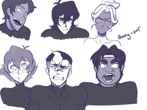 penny-art:practicing facial expressionscommisions are...