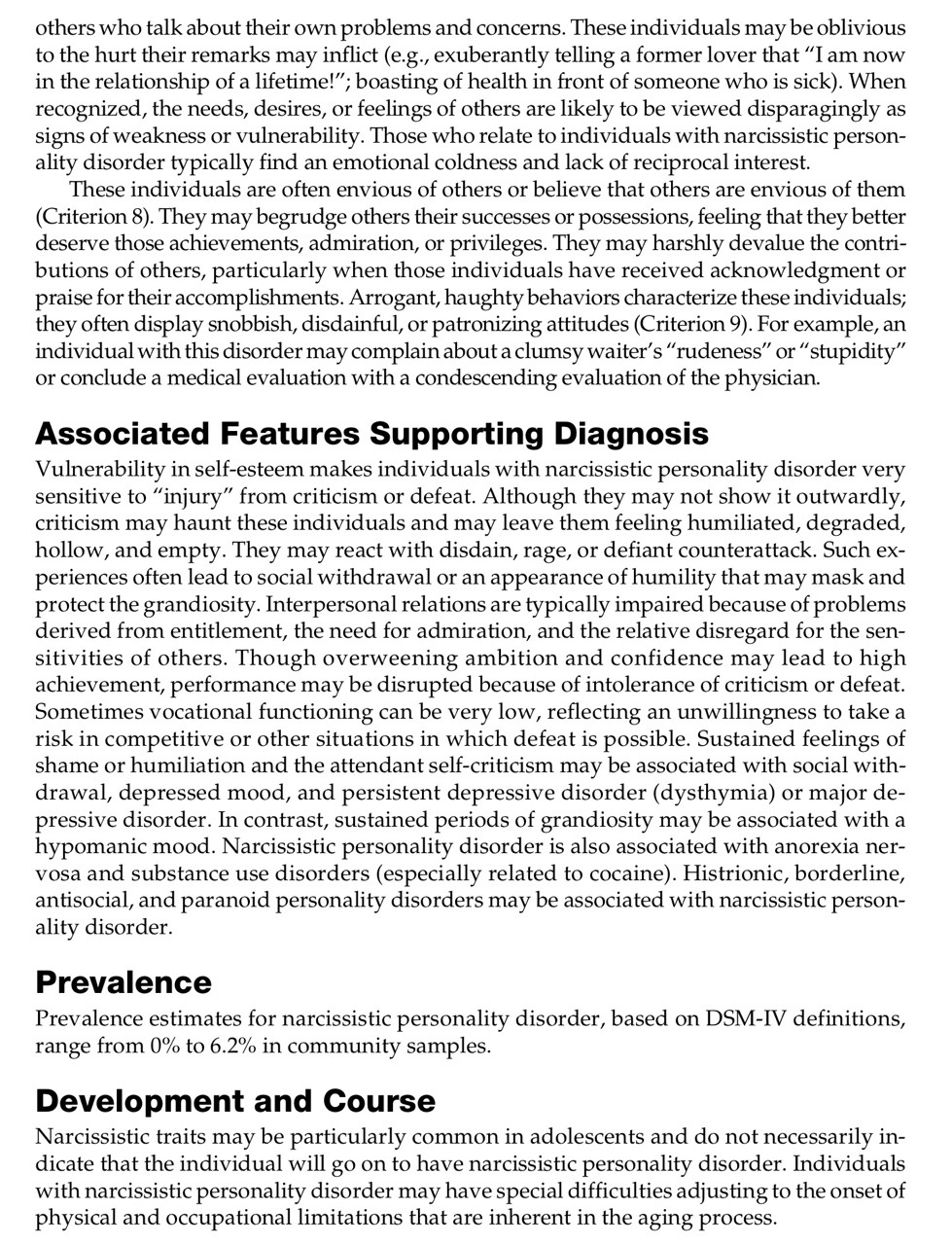 Narcissistic personality disorder dsm 5 unillustrated adventures