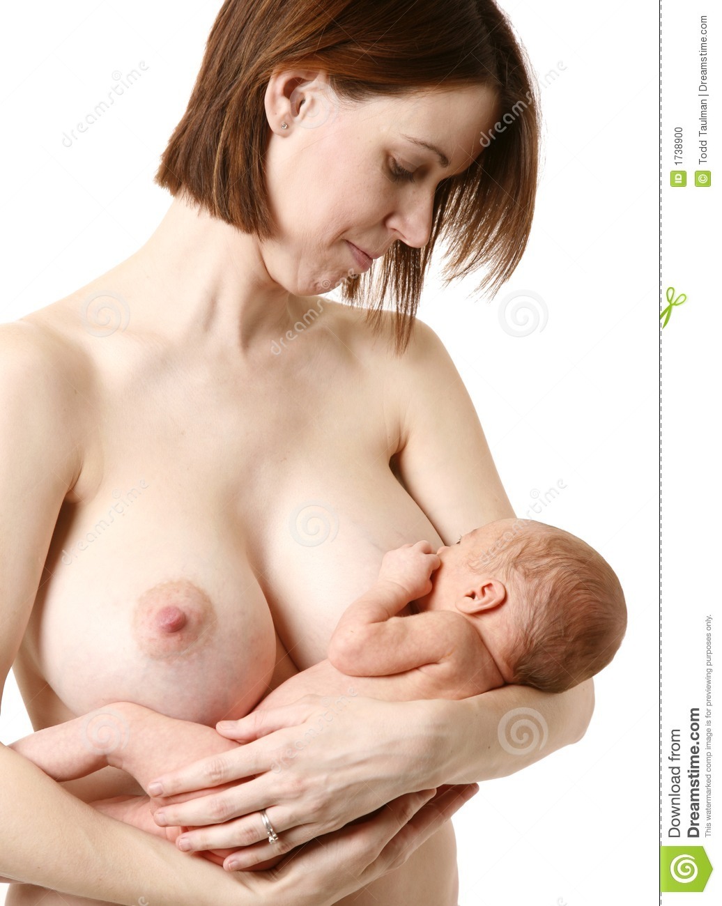 Son want to drink moms breast