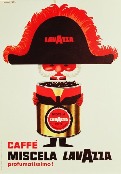 FATHOM, Vintage poster from Italian coffee brand Lavazza....