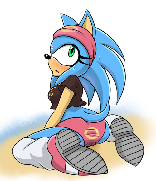 hyoumaru:Yep, more genderbent SonicNow with Blast Processing,...