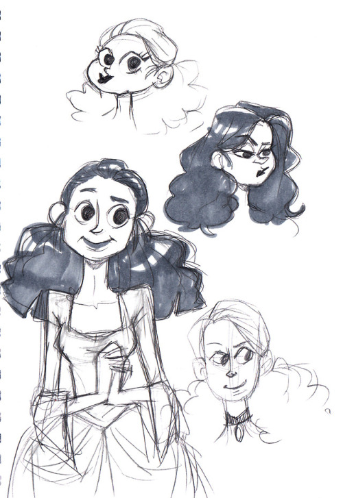 juladoodles:Some “Phantom of the Opera” sketches, the original...