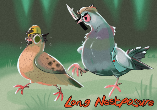 pigeoncomics:Long Nestposure, an ongoing comic starring a nerd...