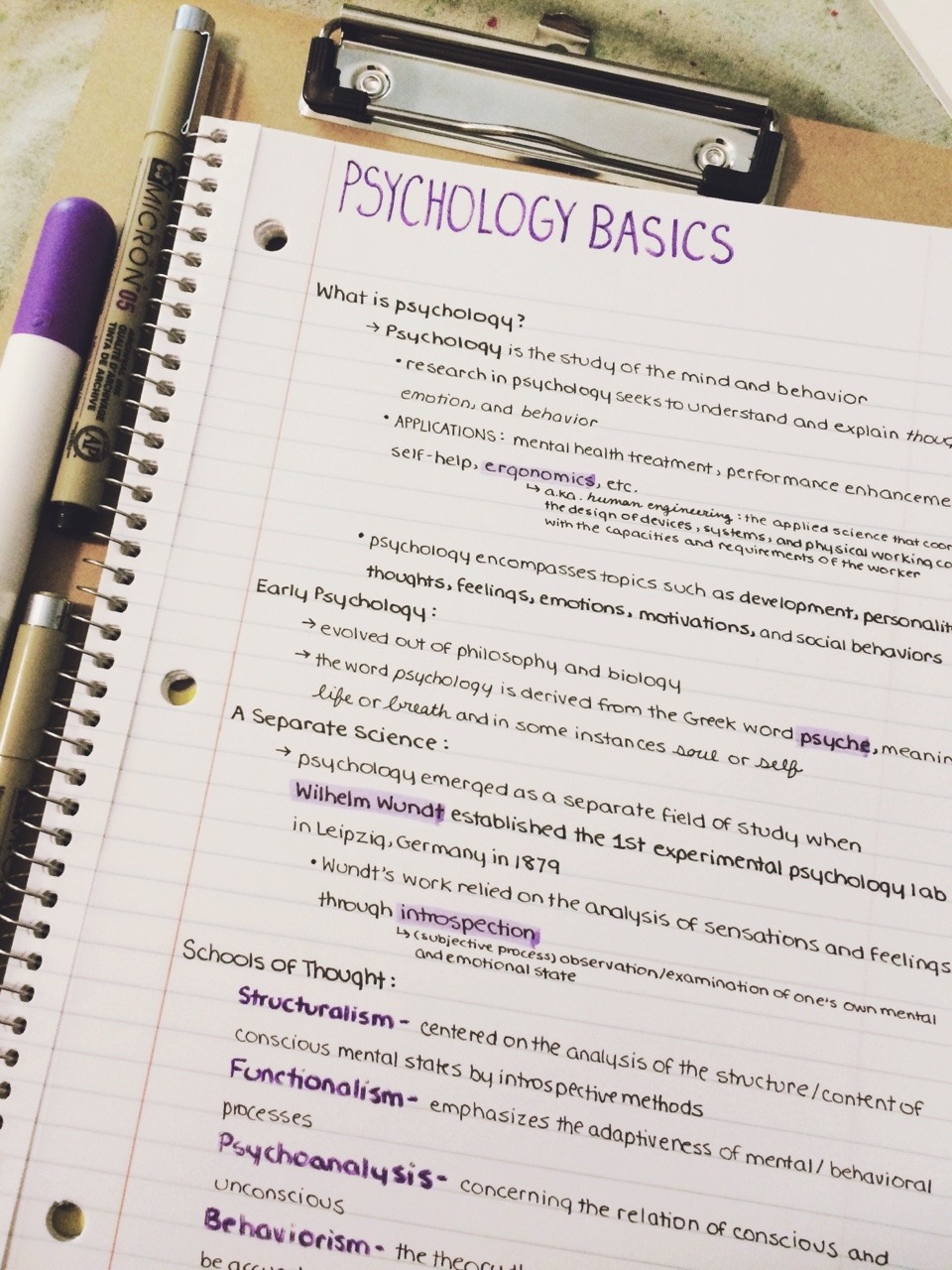 Psychologist Notes Template