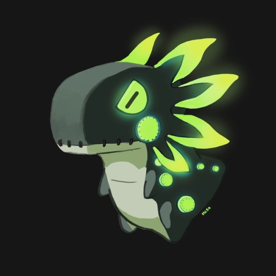Chibi Animated Cute Dinosaur