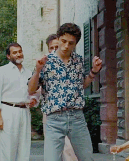 Image result for gif call me by your name timothee