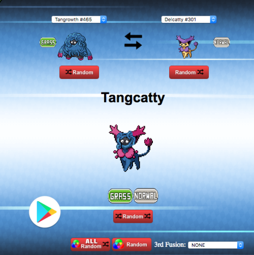 annvolans:Tangcatty! Tangrowth/Delcatty fusion