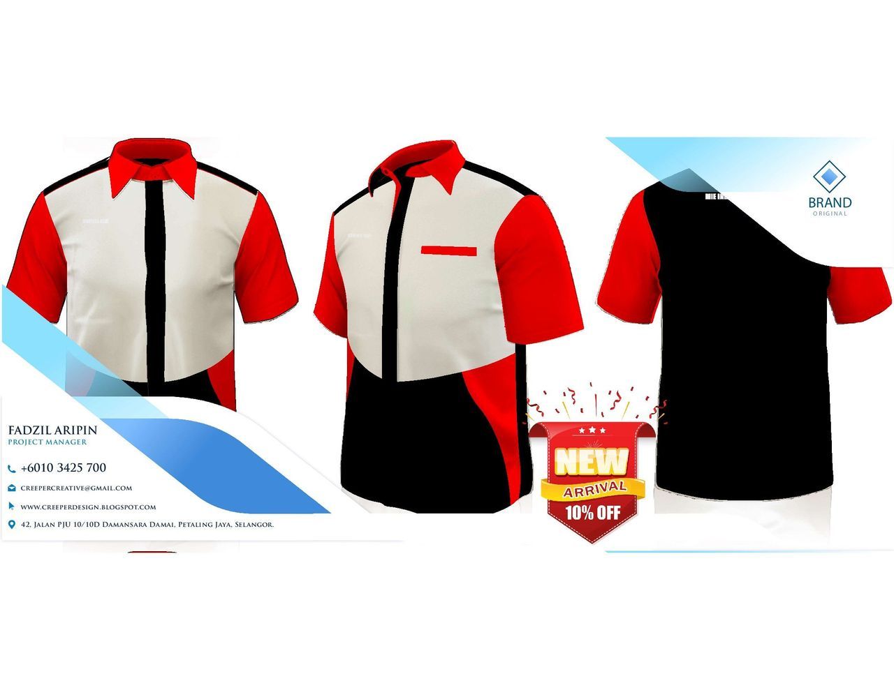 2 days ago - ... Kemeja Korporat/F1 Shirt, Tshirt, Techinian Jacketdan pelbagai barangan textile. Sebarang maklumat boleh layari http://creepercreative@gmail.com * Harga ...