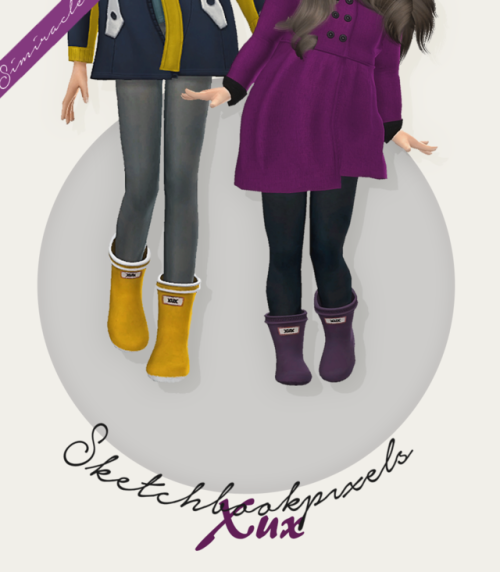 Sketchbookpixels Xux - 3T4 ♥wellies for kids & toddlers 25...