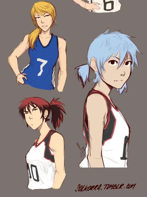 solkorra:Kuroko no Basket + Genderbend :)Speaking with a...