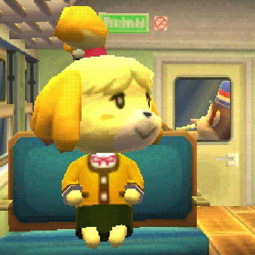 Image result for isabelle animal crossing gif