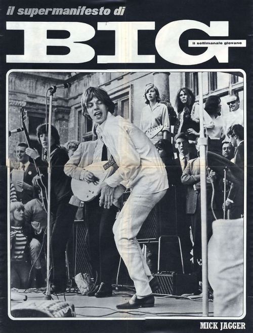 electripipedream:The Rolling Stones poster from Big magazine,...