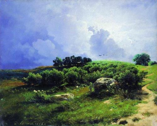 artist-vasilyev:Before a Thunderstorm, 1869, Fyodor...