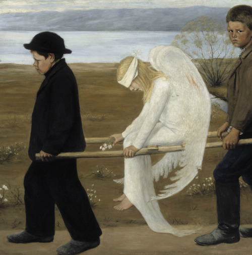 evilbjork:The Wounded Angel - Hugo Simberg (1903)