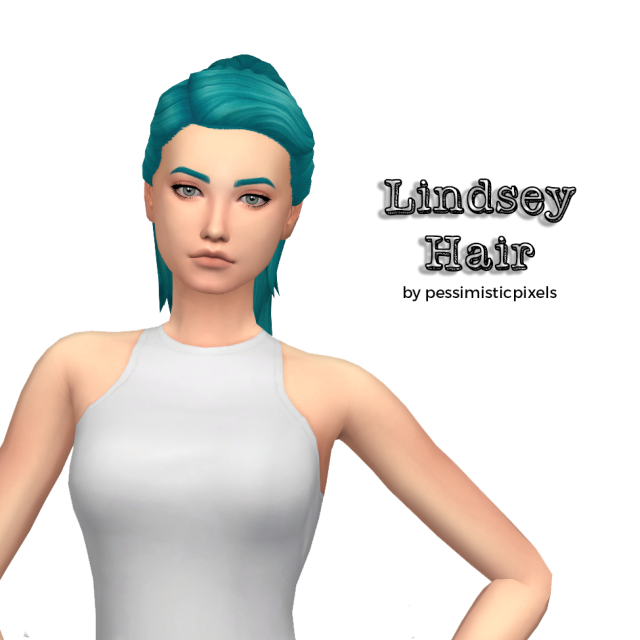 Sims 4 CC & Mods — pessimisticpixels: Lindsey Hair | by...