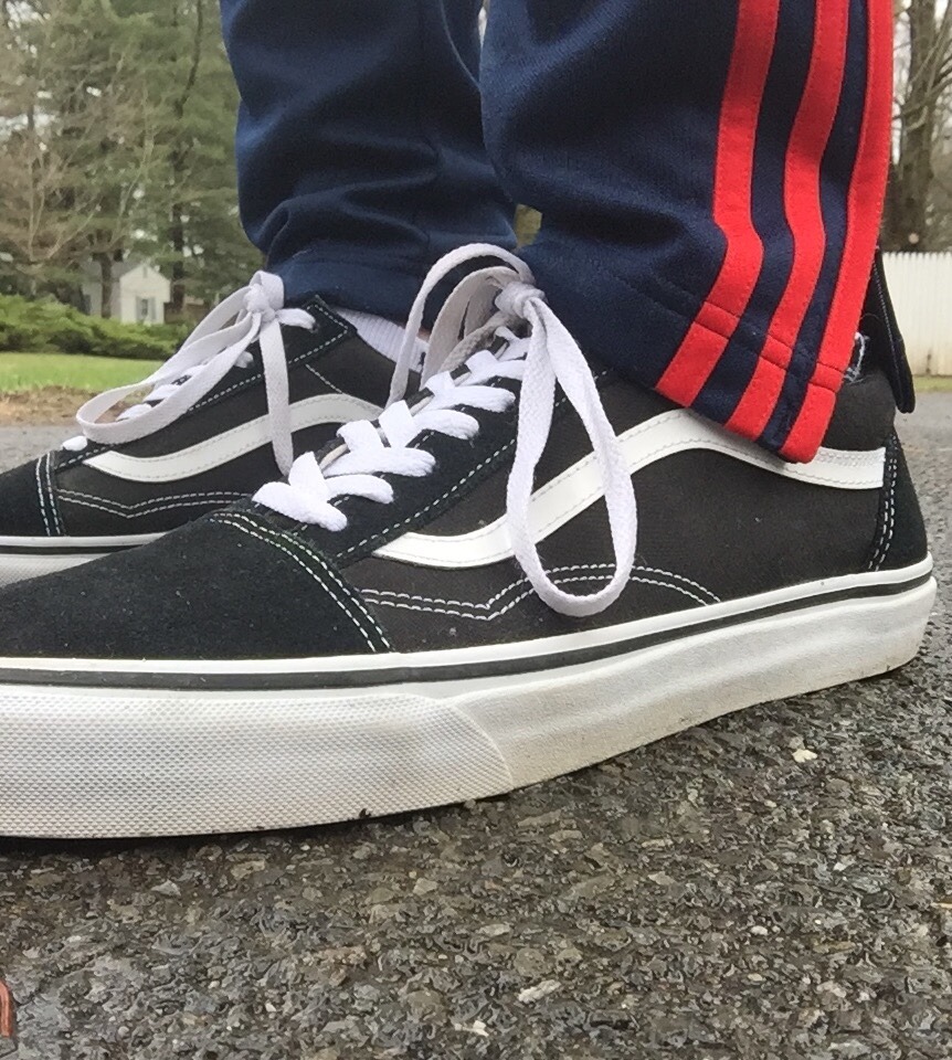 OldSkool2017 — Today’s sneakers Vans Old Skool suede with adidas...