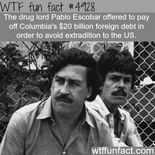 Drug lord Pablo Escobar facts - WTF fun facts