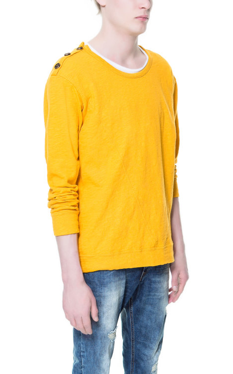 SWEATSHIRT WITH FRONT SEAM This is a fantastic color for the...