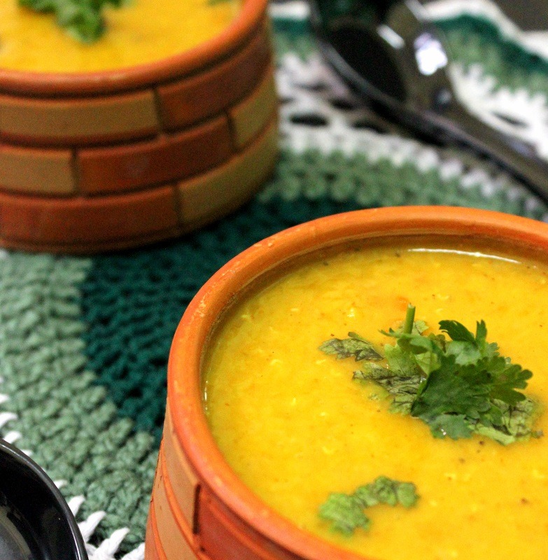 Pumpkin Dal Shorba - Pumpkin Lentil Soup