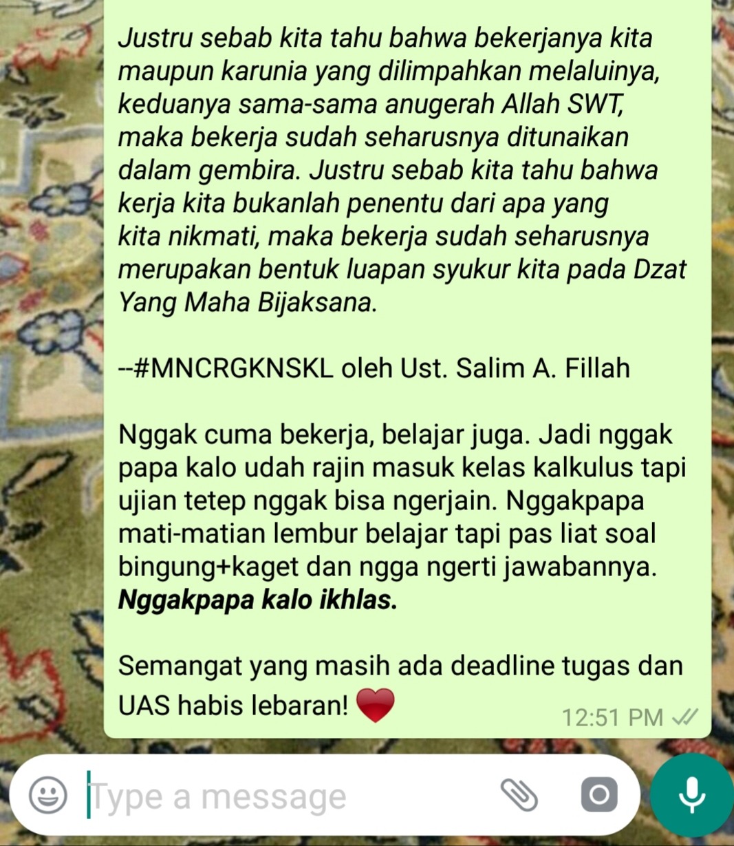 Bismillah â Salah satu pengkerdilan terkejam dalam hidup Bismillah â Salah satu pengkerdilan terkejam dalam hidup