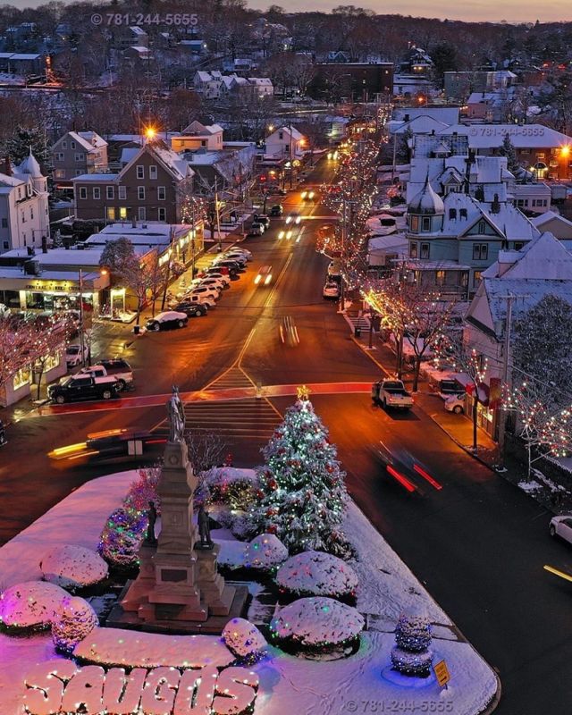 Saugus Town Manager — It’s beginning to look a lot like Christmas in...