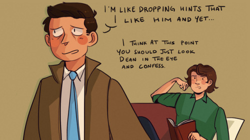 sketchydean:break out the L-word, Cas