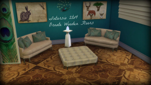 dragonbloodrei:Ts2 to Ts4 Conversion of my “Intarsio” floor...