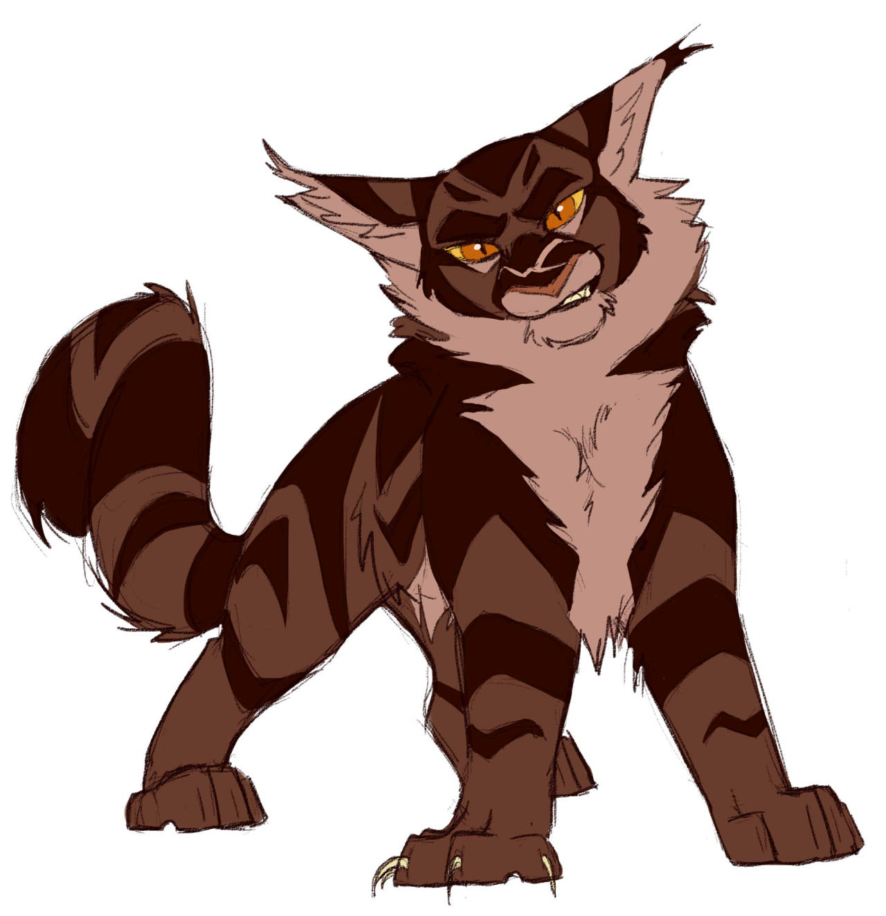 Tennelle's Warrior Cats Character Designs — Tigerstar Ex-ThunderClan ...