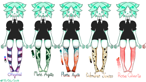 mosstro:Phosphophyllite’s legs variants!At first I wanted to...