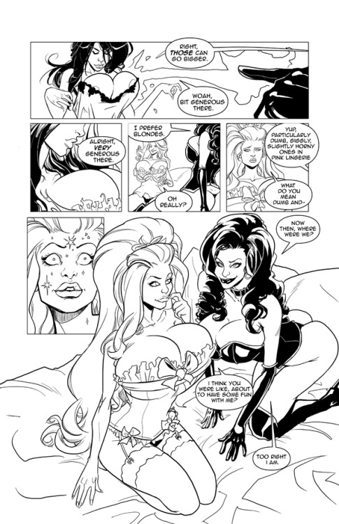 hmb-art:Page commissions from quite a while ago. ...