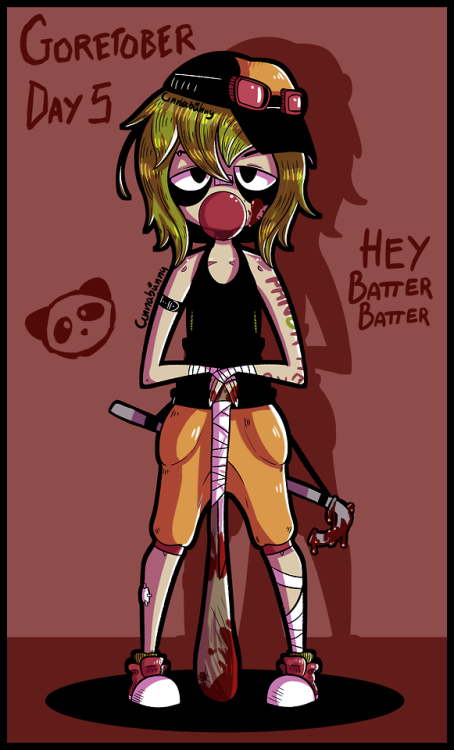 xcinnabunny:Goretober 2018Day 5. hey batter batterthe...