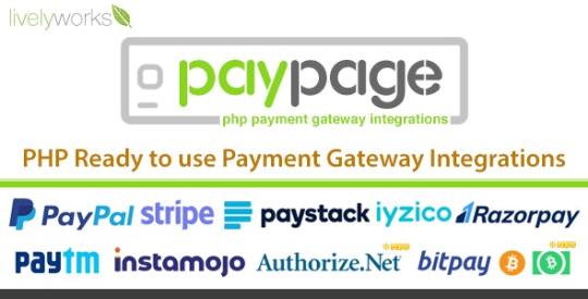 PayPage v1.2.0 – PHP ready to use Payment Gateway Integrations Nulled