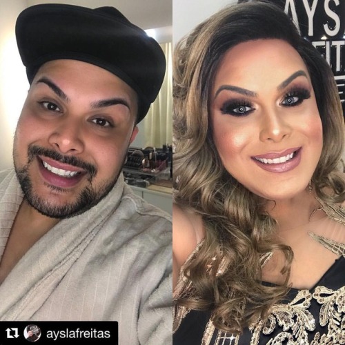 #Repost @ayslafreitas with @get_repost・・・Hoje o Antes e Depois...