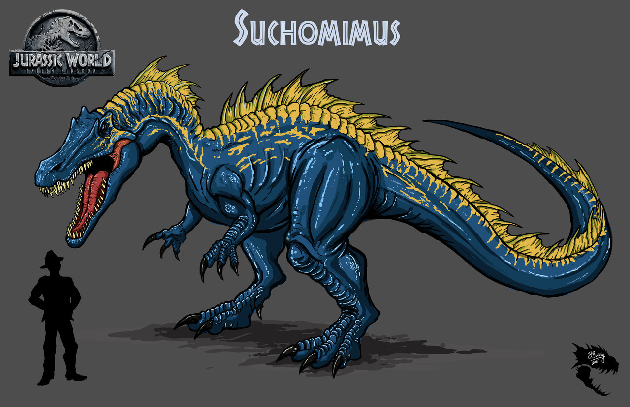 Red Water, White Death — buckleyillustrations: Suchomimus - from Mattel ...