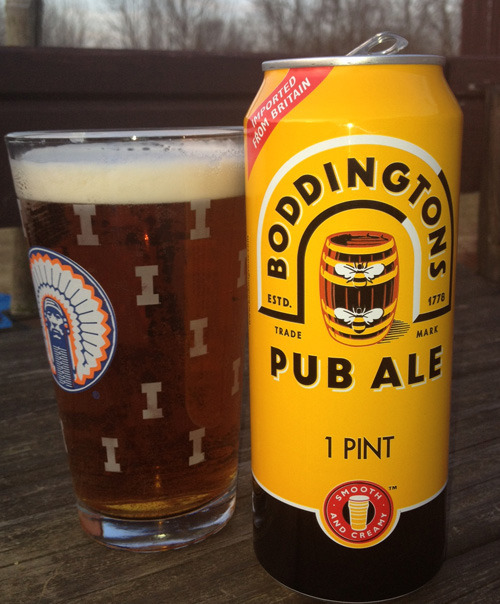 Pub ale. Boddingtons pub ale.