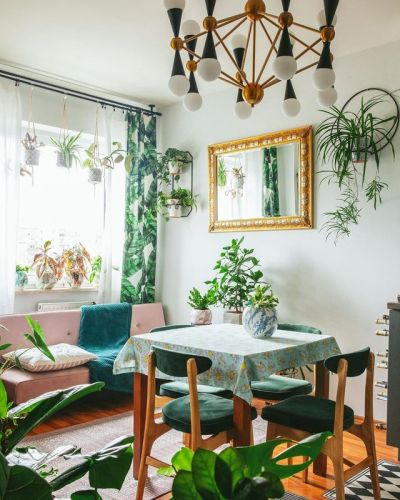 Living room in Warsaw, Poland