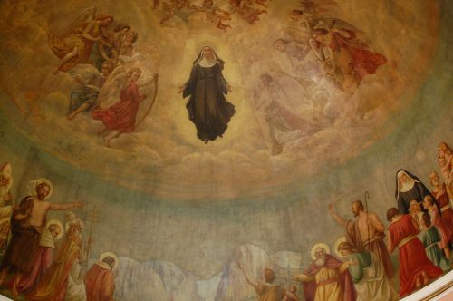 theraccolta:St Rita in Heaven at the National Shrine of St....