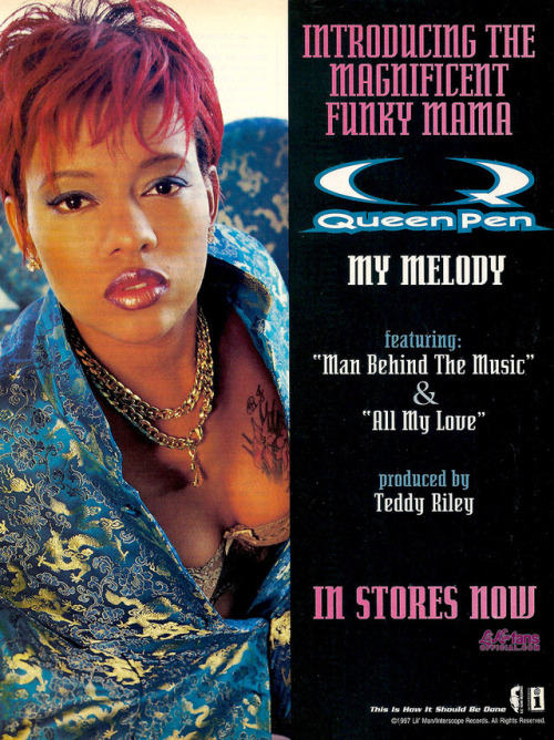 lilkimseason:rare femcee album ads from the 90′s (hq scans)...