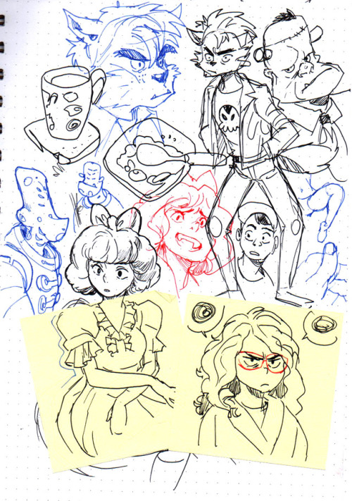 karladiazcomic:A load of poop sketches!!! I had fun