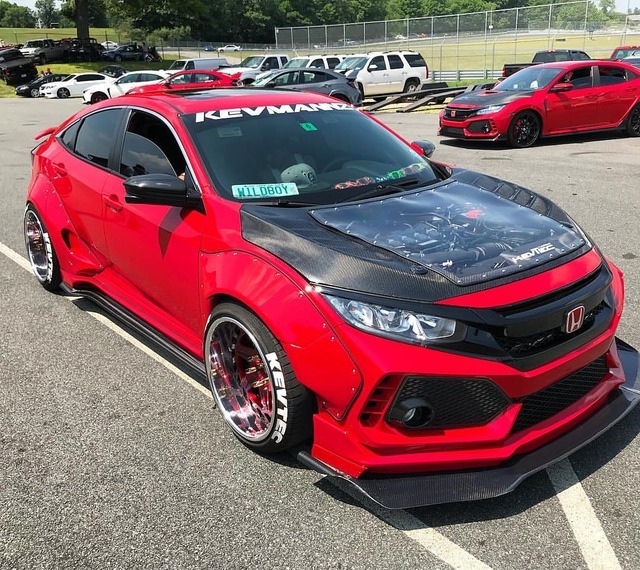 In the know — Honda Civic Si with a full wide body kit ...